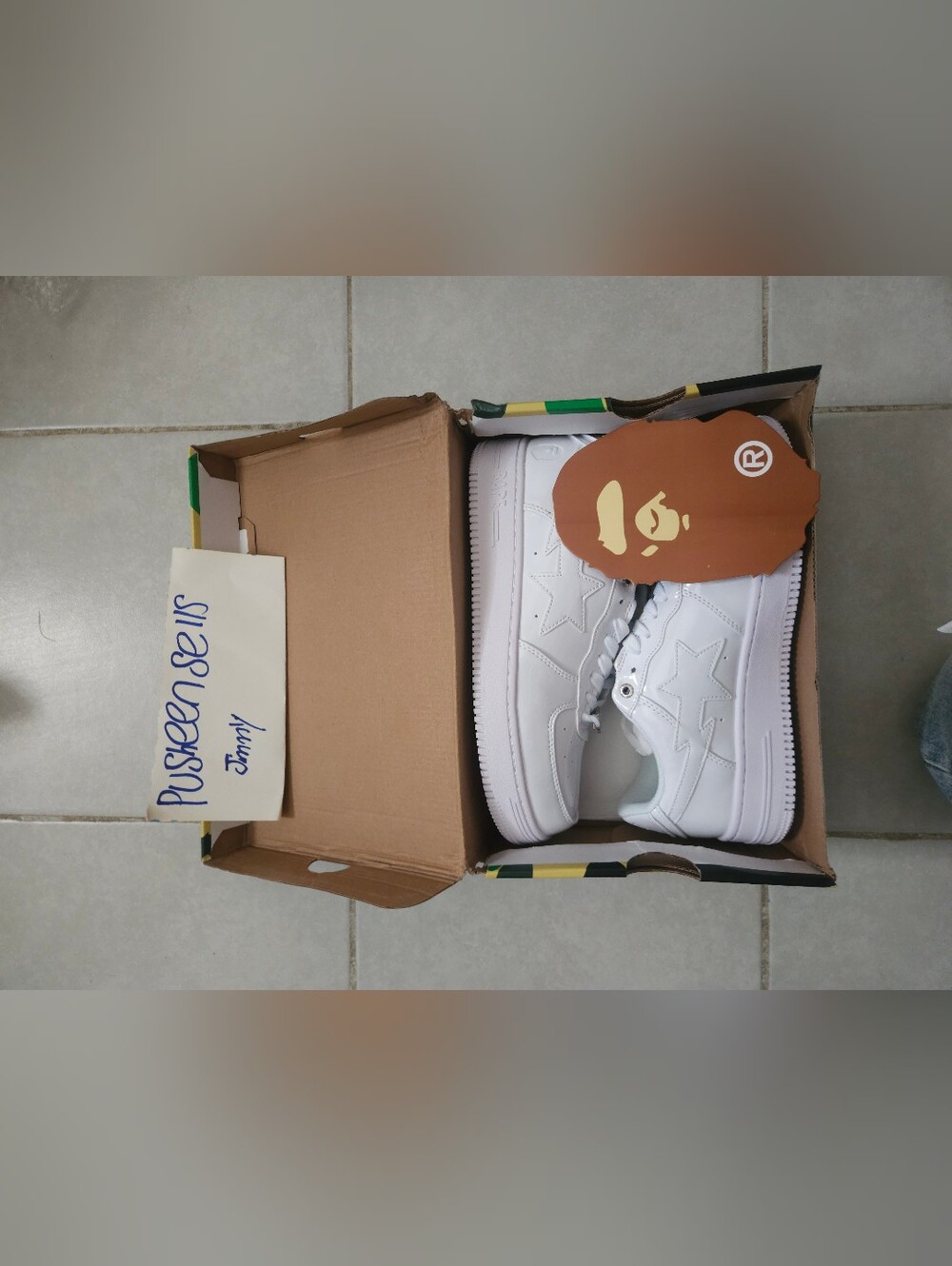 White Bapesta Shoes
